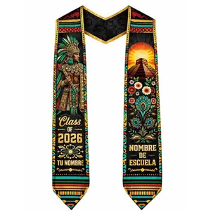 Personalized Mexican Graduation Stole, Mexico Graduation Stole 2026, Custom Graduation Sash, Mexican Class of 2026 Stole Graduation Stole