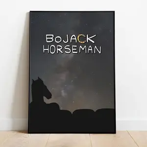 Bojack Horseman Poster, Wall Art & Fine Art Print, Home Decor, Cartoon Series Poster Gift 02