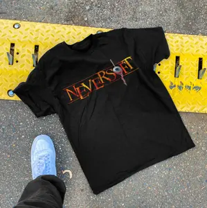 2000s 'NEVERSOFT' BLACK PROMO T-Shirt, Gaming Tee, Gifts Shirt, Unisex Vintage Graphic Tees Gothic Grunge Y2k Emo Scene Amity Affliction Style Clothes Men Women Streetwear