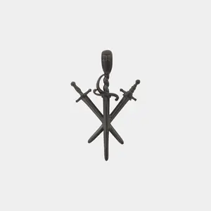 Triad Sword Pendant - Black