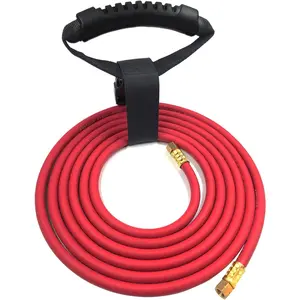 0386-1090 AH-12 Air Acetylene Torch Hose with Lashing Strap, 12FT, "A" Fitting, Replacement Welding Hose Compatible with Torch AR-B/AR-MC Regulators, G4/PLF-A Handles, B/MC Tanks