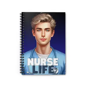 Personalized Spiral Notebook for Nurses | Cute 6x8 Ruled Line Journal | Durable Spiral Bound Gift for Nursing Students, Note Taking