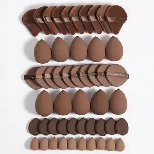 Soft Makeup Sponge & Powder Puff Set, 5/30/50pcs Dry and Wet Use Makeup Sponges and Puffs, Professional Makeup Tools for Women, Beauty Sponges