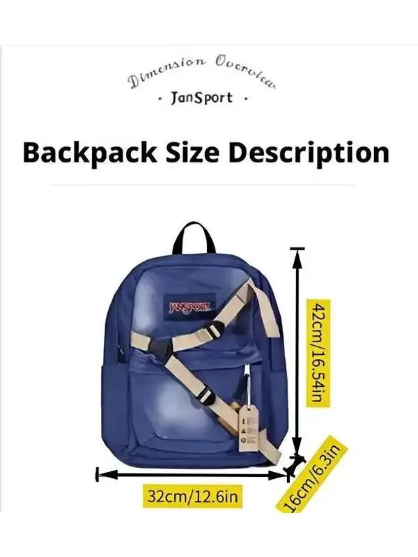 JanSport Vintage Washed Canvas Backpack, Classic School Daypack with Chest Strap for College & Daily Travel