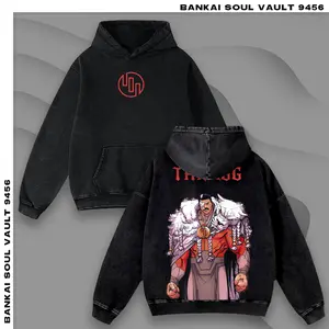 Thragg Regent Inspired Streetwear | Vintage Black Acid Wash Hoodie, T-Shirt, Sweatshirt & Tank Top | Premium Comic Warrior Graphic Fan Gear Apparel