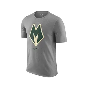 Nike City Edition 2025-26 Essential Grey Milwaukee Bucks T-Shirt