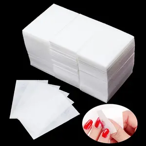 500/1000/1500Pcs Nail Wipe Cotton Pads Gel Nail Polish Acrylic Remover Lint Free Cotton Nail Wipes