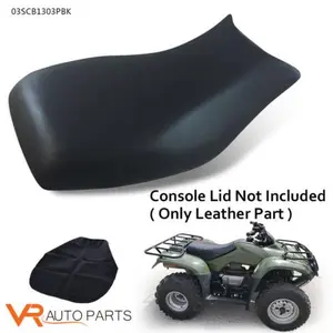 G-PLUS PVC Leather Black Seat Cover, 97-00 Standard Replacement Fit For Honda Recon 250 Motorbike Motor Parts Accessories