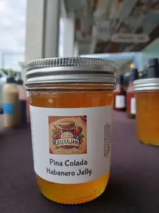 Pina Colada Habanero Jelly - Tropical Sweet & Spicy Spread | Mantis Hot Sauce