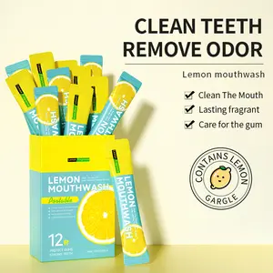 Travel Size Mint Mouthwash (10-30pcs, 10ml) - Freshen Breath, Take Care of Teeth, No Alcohol, Clean Tartar Oral