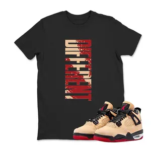 4 Pizza Sesame Black Fire Red White Starfish T Shirt Match DIFFERENT, 4 GS Pizza Sneaker Match Shirt, Jordan 4 Pizza Youth and Adult T shirt