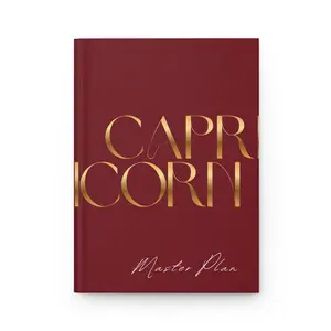 Capricorn - Master Plan Journal | Ruled Notebook
