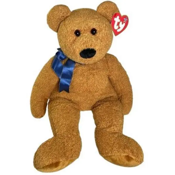 TY Beanie Buddy - FUZZ the Teddy Bear (Large - 20 inch) - MWMTs