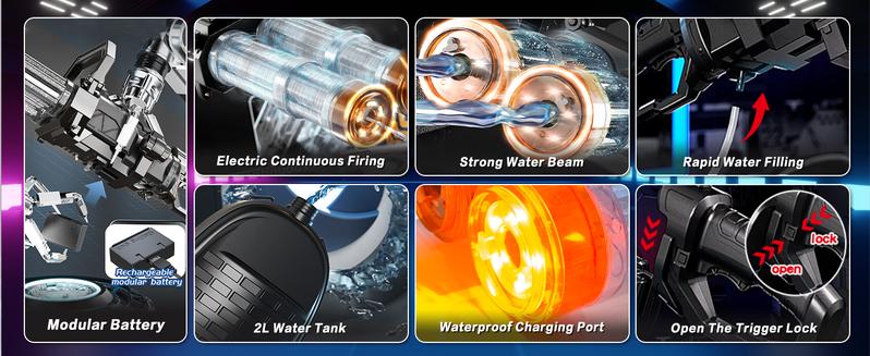 Talgic Gatlin Water Toy for summer, best for summer outdoor pool party, water series