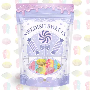 Bubs Swedish Candy Perfect Mix – Imported Scandinavian Gummies & Foam Candy Variety Pack | No Filler, Equal Pieces of Each Flavor | Sour Candy, Gummy Candy, Premium European Candy Assortment for Snacking, Sharing & Gifts Sweet bonbon Strawberry Banana
