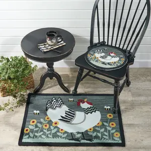 Sussex Hen Hooked Rugs