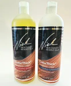 Nick Chavez ColorThick Thickening Shampoo & Conditioner Set 16oz Each – Volumizing Color Safe Duo
