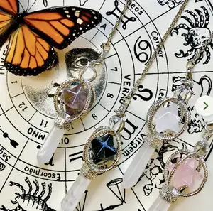 Merkaba Crystal Pendulum for Healing, Meditation & Divination