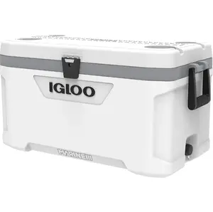 Igloo Latitude Marine Maxcold 70-Pack Insulated Cooler, Hard Cooler with Sturdy Handle, Lunch Box for Camping, Beach, Picnic, Travel, Outdoor Activities