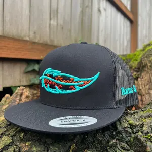 HR Feather Hat Black