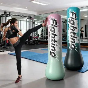 New Indoor Punching Bag with Stand for Adults, Unisex Gradient Inflatable Boxing Bag, Training Equipment for Men and Women