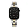 MISSAIR Halo 316L Stainless Steel Bracelet Band for Women, Brushed Matte Adjustable Link Strap Compatible with Apple Watch Series 1–12, SE & Ultra