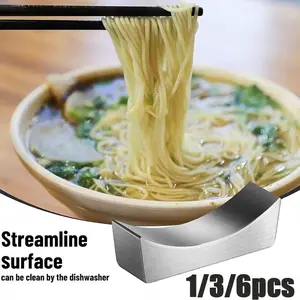 1/3/6 piece Stainless Steel Chopsticks with Chopstick Rest Set - 3 Pairs Reusable Metal Chopsticks with 3 Chopstick Holders, Food Grade Asian Dinnerware for Sushi, Ramen & Asian Cuisine, Dishwasher Safe & Easy to Clean Tableware