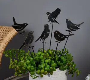 Garden Reflections Set of 6 Birds Decorative Plant Picks