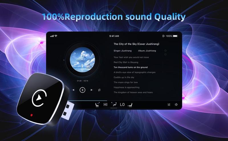 【YURNLV】2026 New Wireless CarPlay Adapter - Fast Connection for iPhone & Android | Hands-Free Calling