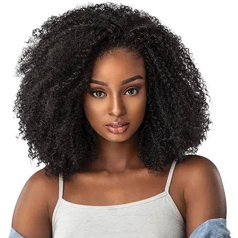 Sensationnel Instant Weave Curls Kinks & CO Synthetic Half Wig KINKY 4B-4C GAME CHANGER