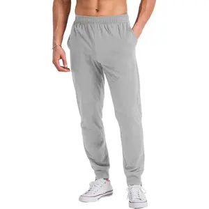 Hanes Originals Men's Cotton Joggers, Jersey Sweatpants with Pockets, 30" Inseam, Comfortable & Stylish American Grown Cotton, Heather Gray