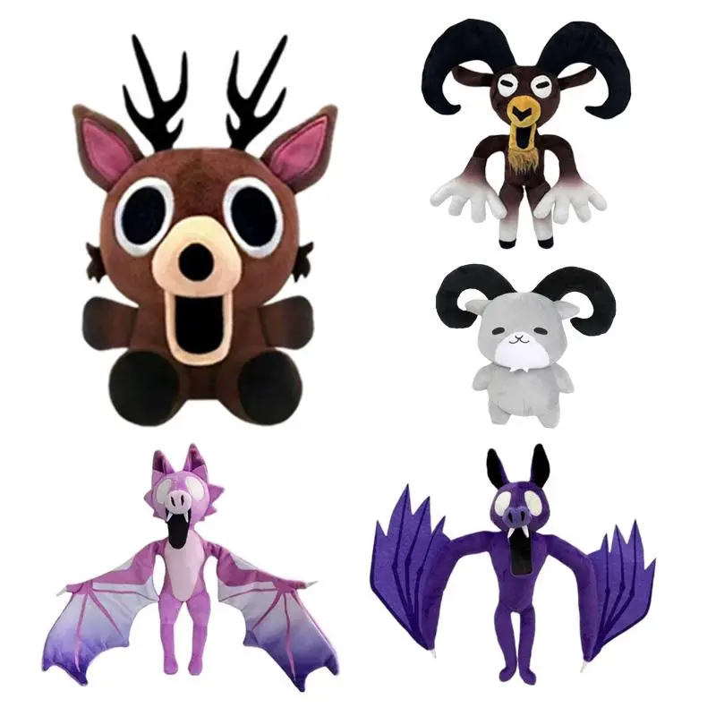 99 Nights in The Forest Plush toy Deer Doll Soft Stuffed Animal Toy Cute Anime Game Peripherals Christmas Birthday Gift for Kids