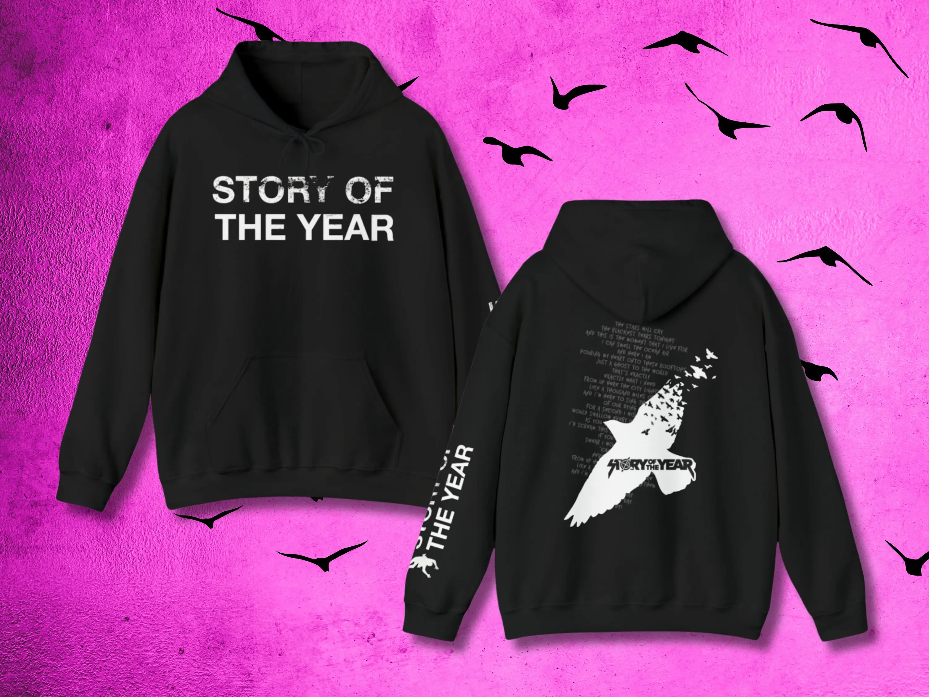 Story of the Year- Anthem of Our Dying Day -  Unisex Long Sleeve Hoodie Pullover