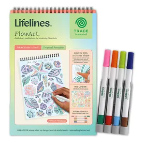 Lifelines | FlowArt | Trace-By-Line, Tropical Paradise