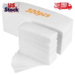 300 Pcs Non Woven Wax Strips (2.8''x 7.9'' and 1.4''x 3.9'')