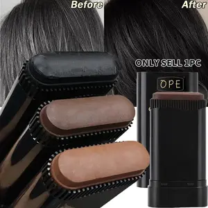 3-Color Hair Color Stick & Hair Dye with Stickers, Brush, Hair Touch Up Pen, Instant Root Coverage, Waterproof Long Lasting, Professional Quick Color Correction, Fade-Proof Disposable Root Touch Up Tool