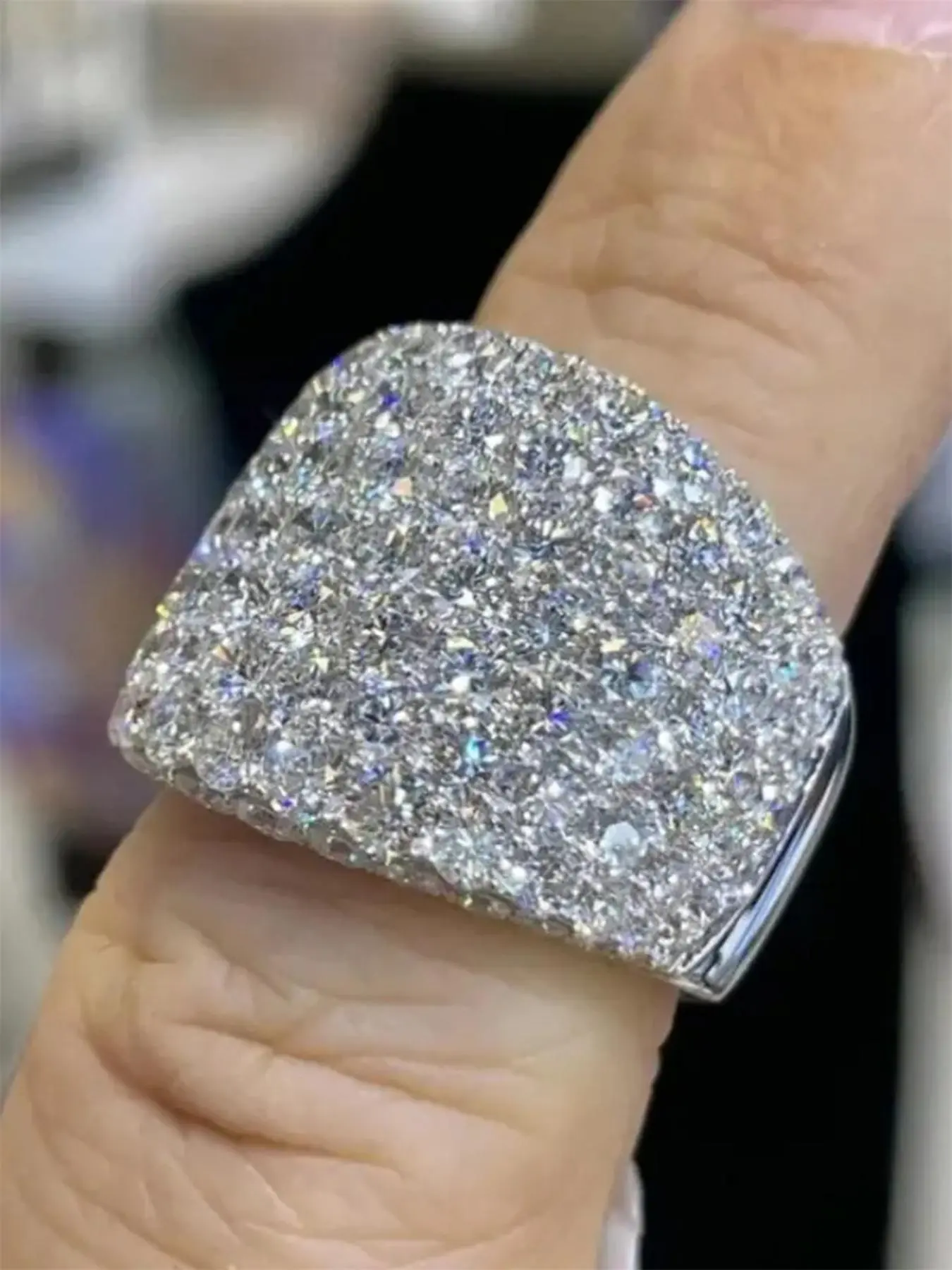 Luxury Artificial Zirconia Decorated Ring, Princess Ring, Beautiful Rings, Fashion Accessories for Women, Trendy All-match & Exquisite Jewelry for Birthday Gift, Round CZ Cubic Zirconia Ring