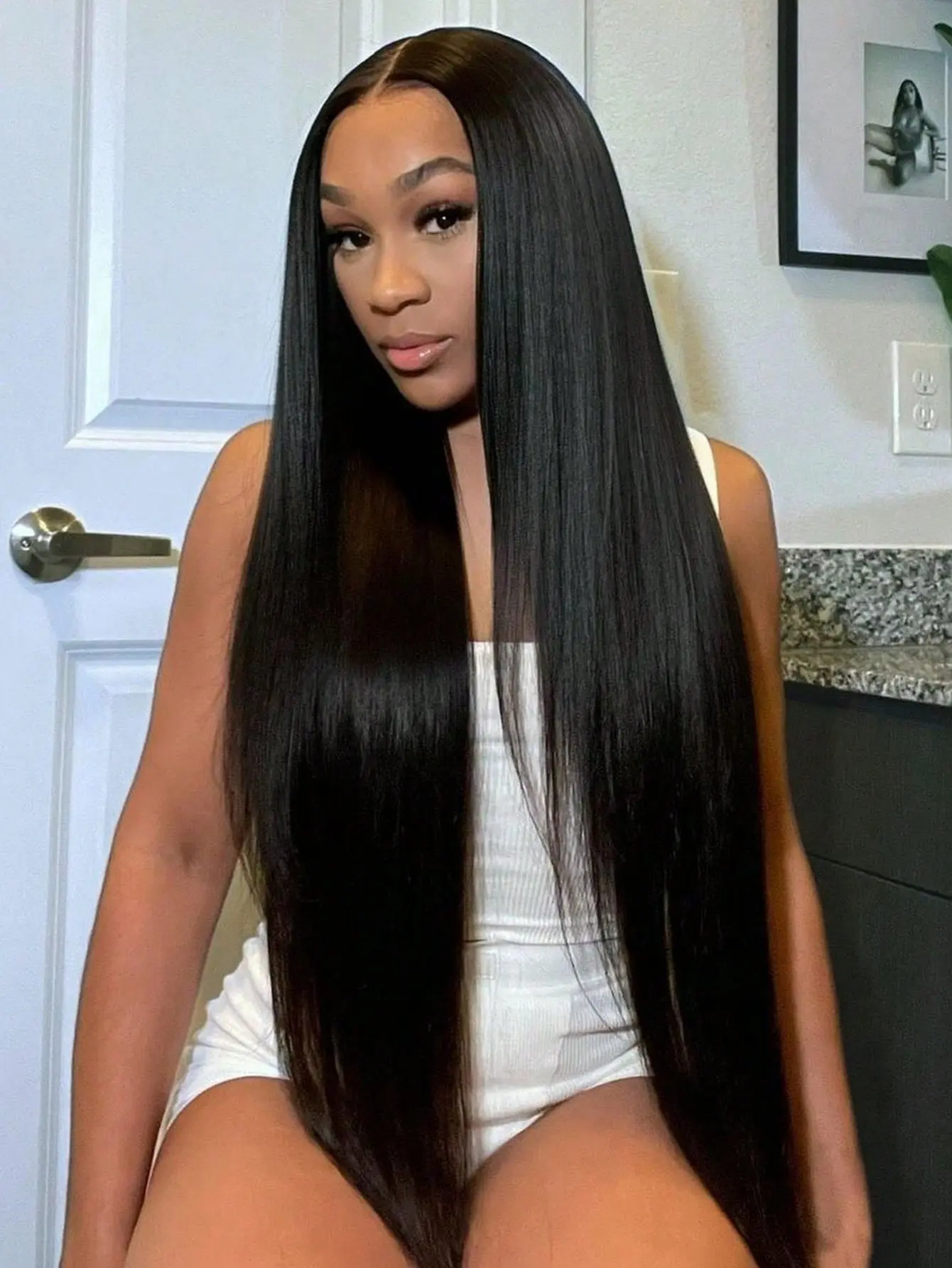 Summer Clearance 30inch Long Hair 13*6 Lace Glueless Wigs Human Hair With Invisi Drawstring | Wear Go Wigs