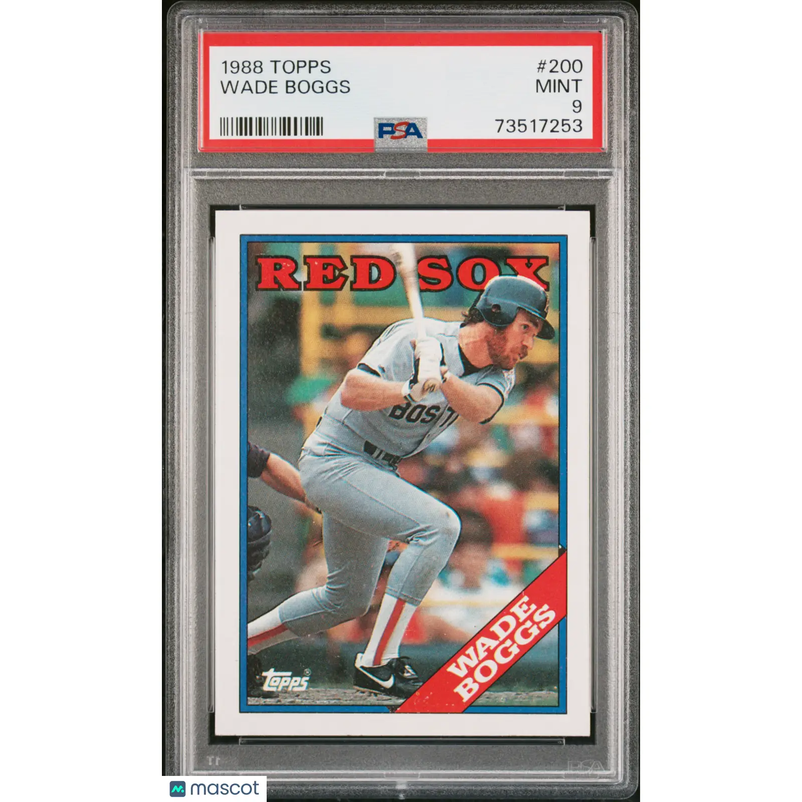 Wade Boggs PSA 1988 Topps Baseball #200 9 73517253
