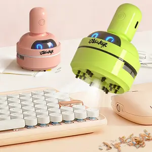 Desktop Vacuum Cleaner Mini Desk Vacuum Cleaner Portable Dust Crumb Sweeper Cute USB Vacuum for Picking up Crumbs Eraser Crumbs Pet Hairs Flakes Tiny Items on Desk Tabletop Keyboard