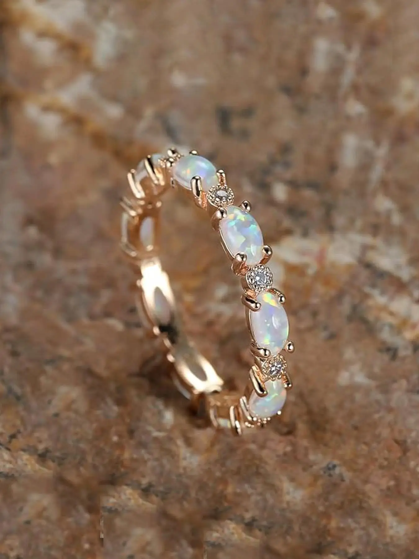 Women's Elegant Artificial Gemstone Decor Ring, Princess Ring, Rings for Women, Fashion Promise Ring for Party, Daily Decor, Trendy All-match & Exqu