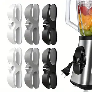 2pcs Kitchen Appliance Set Plastic Cable Management Clips Non-Slip Countertop Wire Holders for Blenders Coffee Makers Microwaves Ovens Air Fryers