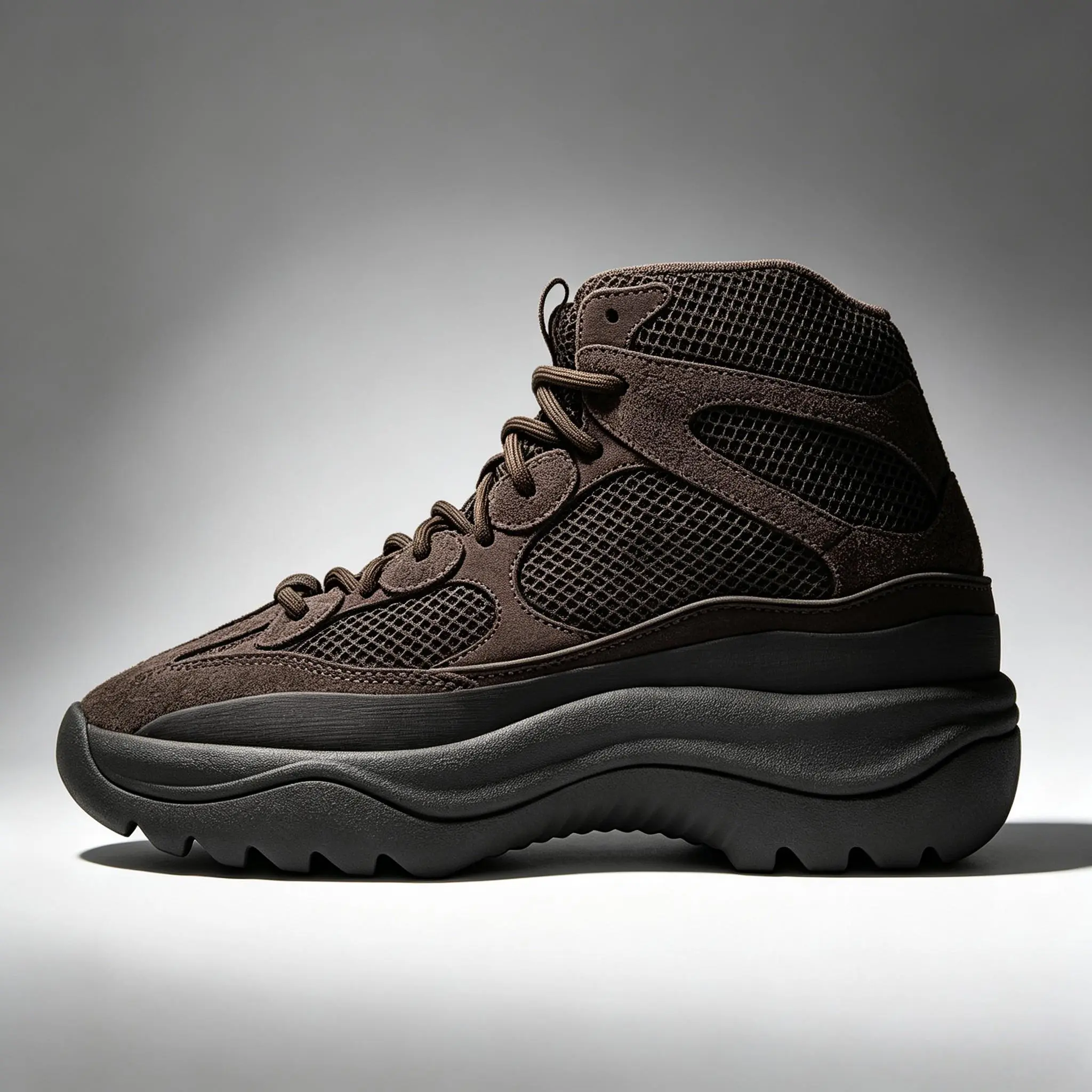 Men's adidas Yeezy Desert Boot 'Oil' 2019 EG6463, Casual Trainer Shoe, Men's Footwear
