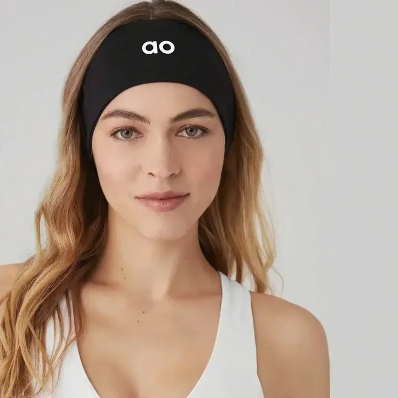 New Performance Knitted Headband Comfortable Elastic Anti-Slip Anti-Perspirant for Yoga Outdoor Sport Solid Color Headband