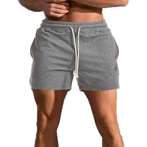 Mens 5.5 Inch Sweat Shorts Mens Athletic Gym Shorts 5 Inch Inseam Cotton Shorts for Men Gym Shorts with Pockets