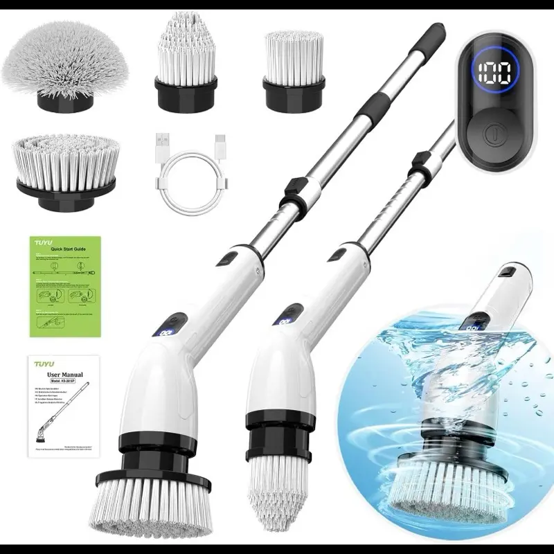 Cordless Scrubber, Household Cleaning Tool for Home Use