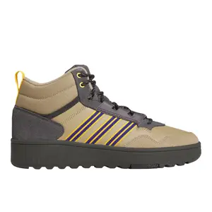 adidas Mens Hoops 4.0 Mid Winterized Lace Up Sneakers Shoes Casual - Beige