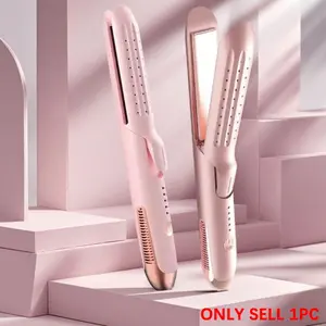 360° Airflow Titanium Styler for Quick Natural Curling Hair, 1 Box Pink Multi-functional Hair Styling Tool for Natural Curls and Smooth Straight Hair, Suitable for All Types Of Hair and Styles, Curling Iron, Heated Curler