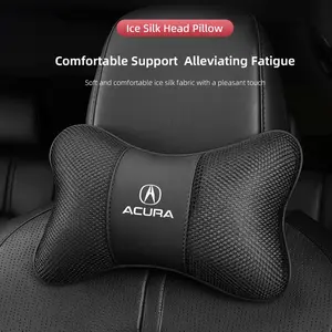 Car Headrest Neck Support Pillow Breathable Comfortable For Acura ADX RDX ZDX Integra NSX MDX TLX CDX ILX RLX TL RL Car Accessories