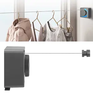 Invisible Drying Clothesline – Easy-to-Install Wall-Mounted Laundry Rope, Space-Saving and Durable, Perfect for Bathroom, Shower, or Small Apartment Laundry Drying Needs
